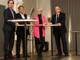 Anders Blanck, Ulf Persson, Inger Ros, Göran Stiernstedt. Foto: Internetfoto/ Patric Lindén